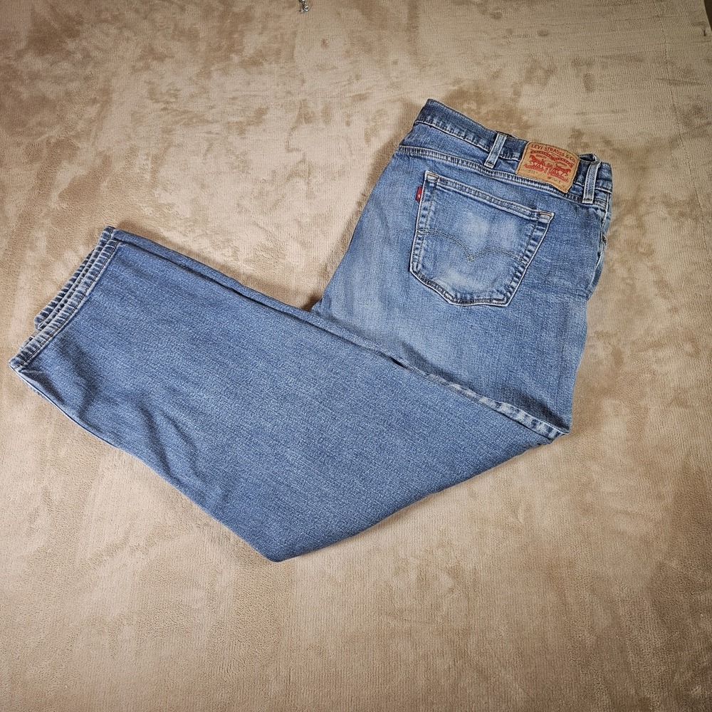 Levis 541 Athletic Taper Jeans Mens 44x32‎ Blue Medium Wash Denim 18181-0074